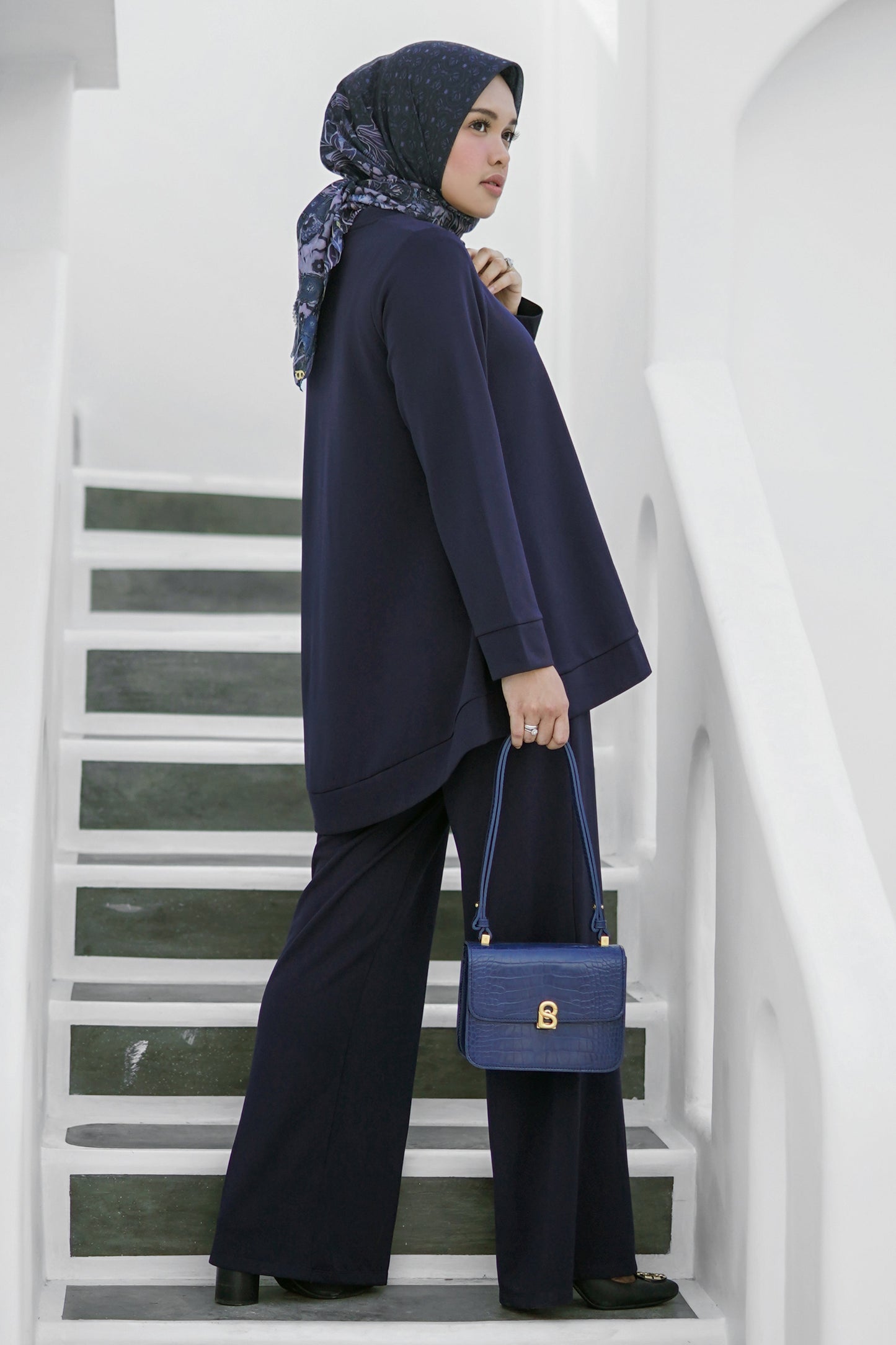Navy Loosed Comfy Set