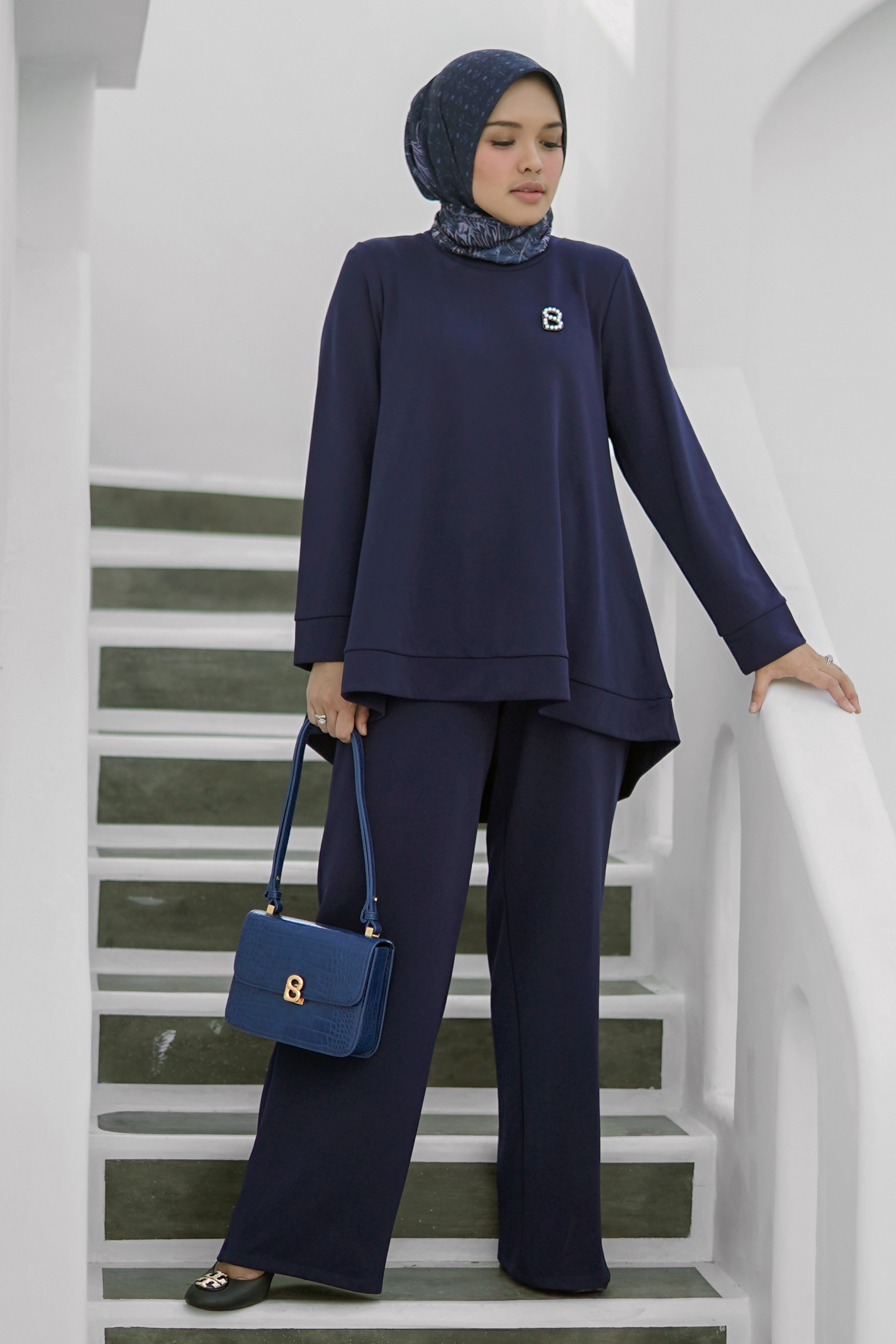 Navy Loosed Comfy Set