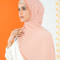 Bimu Pleated Shawl - Coral