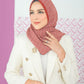 Bimu Pleated Shawl - Tomato