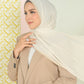 Bimu Pleated Shawl - Vanilla