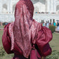 Maharani Satin Square - Maroon