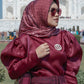 Maharani Satin Square - Maroon