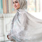 Maharani Satin Shawl - Khaki