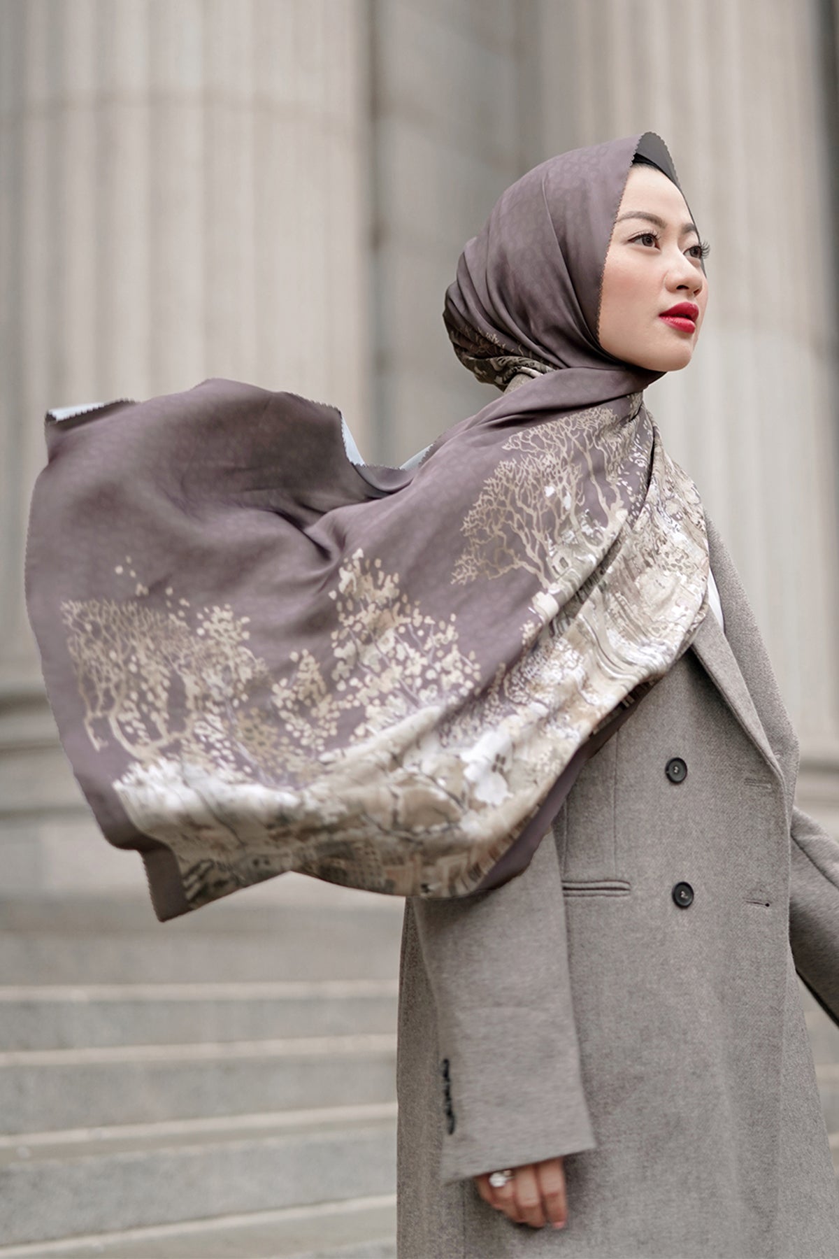 New York Reborn Satin Shawl - Newyorkers