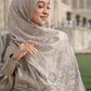 The Topkapi Satin Shawl - Earl Gray