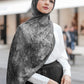 The British Series Satin Shawl - Black