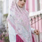 The British Series Voal Square XL - Pale Blush