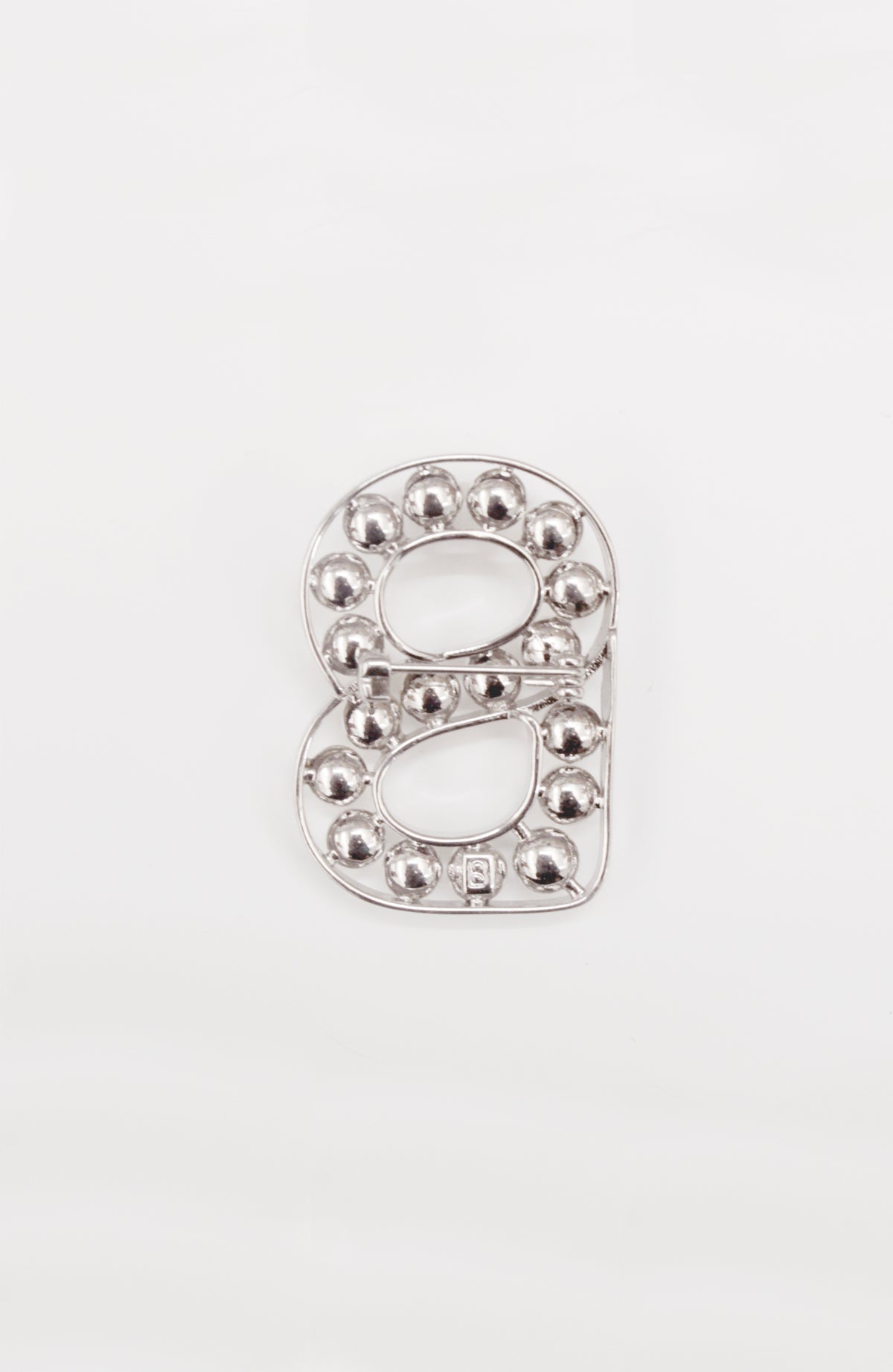 Signature Pearl Brooch in Silver