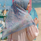 The Little Mermaid Voal Square XL - Blue