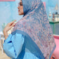 The Little Mermaid Voal Square XL - Marine