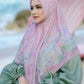 The Little Mermaid Voal Square XL - Tea Rose