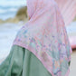 The Little Mermaid Voal Square XL - Tea Rose