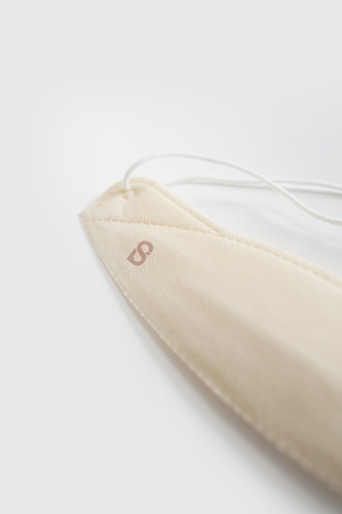 Buttonscarves Disposable Mask - Cream