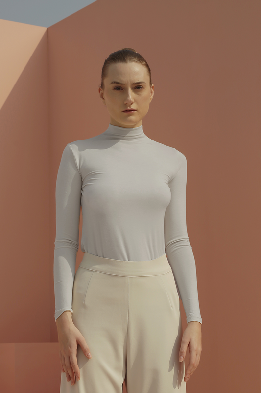 Everyday High Neck Inner Light Grey