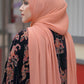 Everyday Pleated Shawl - Coral