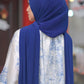 Everyday Pleated Shawl - Mazarine Blue