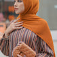 Everyday Pleated Shawl - Orange