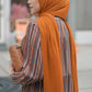 Everyday Pleated Shawl - Orange