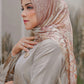The Farsha Satin Square - Misty Rose