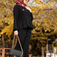Ginkgo Voal Square - Red Bean
