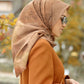 Ginkgo Voal Square - Toffee