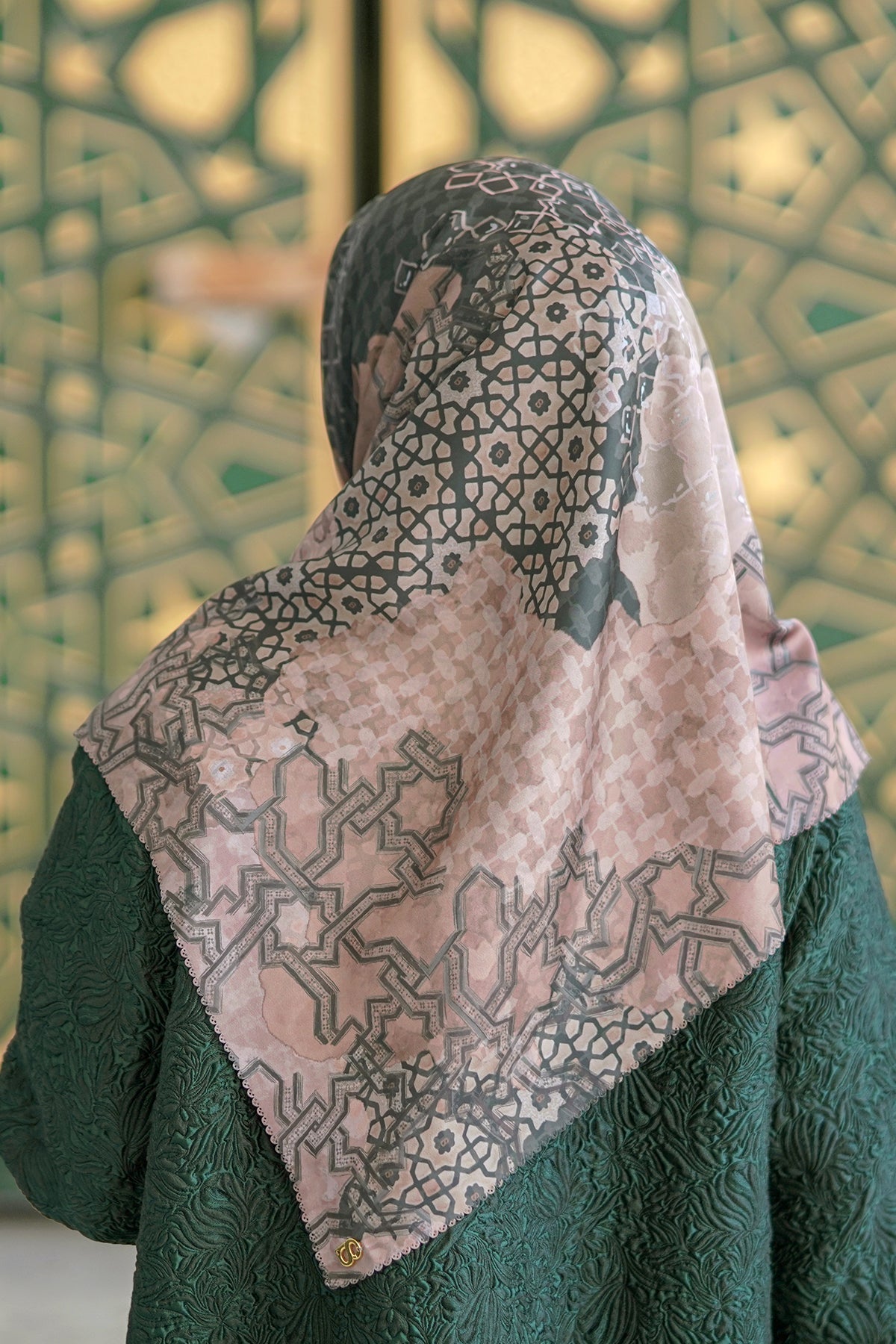 Haramain Series Voal Square - Emerald