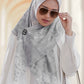 Haramain Series Voal Square - White