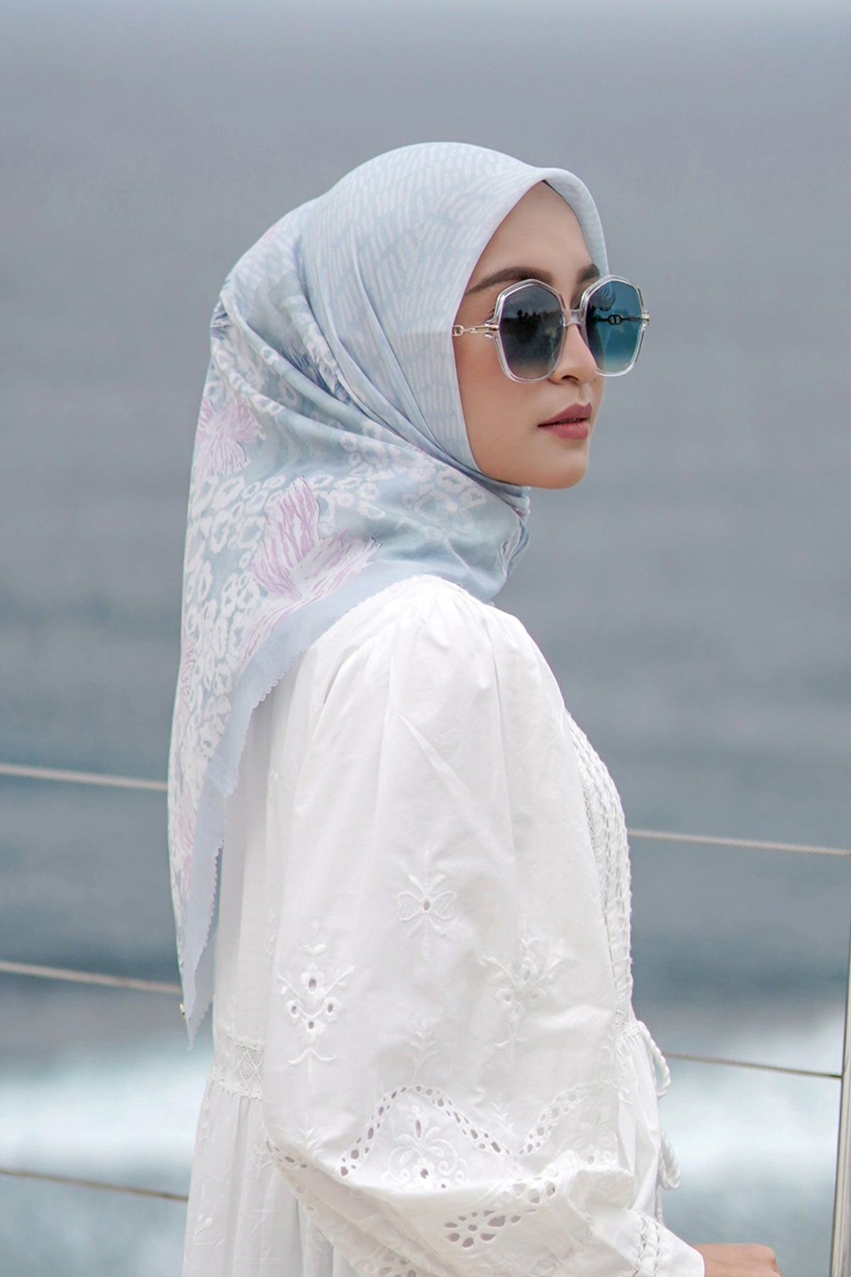 Les Amities Reborn Voal Square XL - Baby Blue