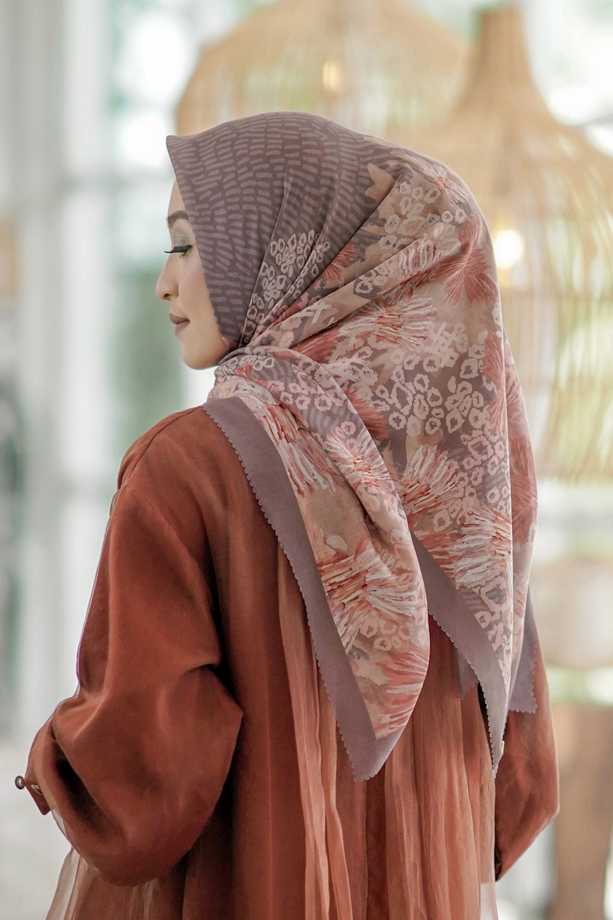 Les Amities Reborn Voal Square XL - Taupe