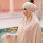 Signature Lace Prayer Robe - Khaki