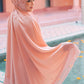Signature Lace Prayer Robe - Peach