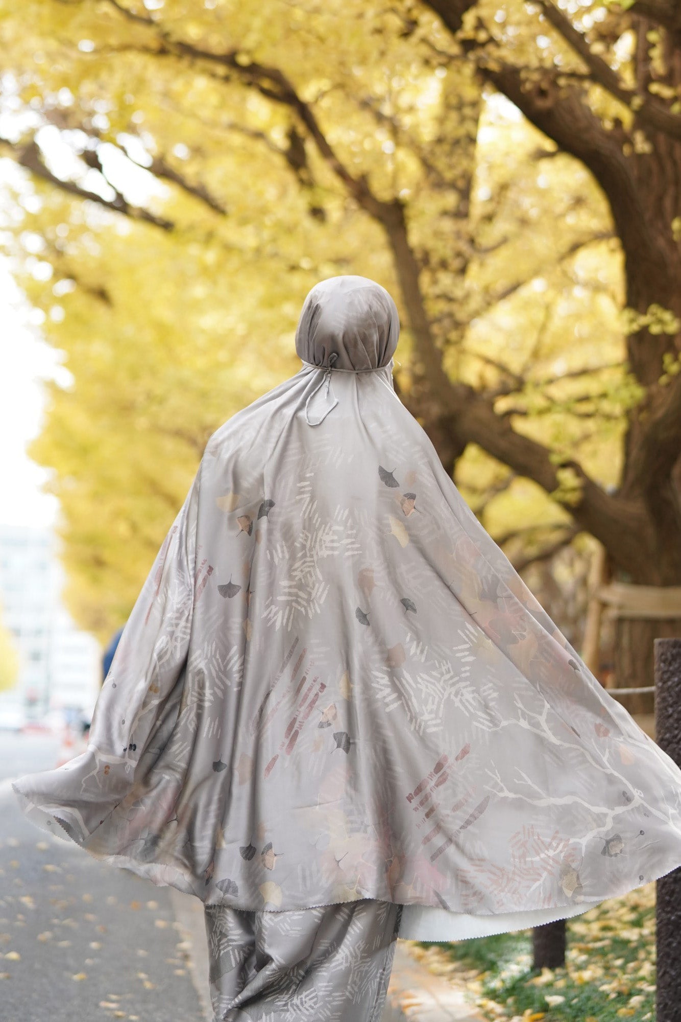 Prayer Robe Ginkgo in Matcha