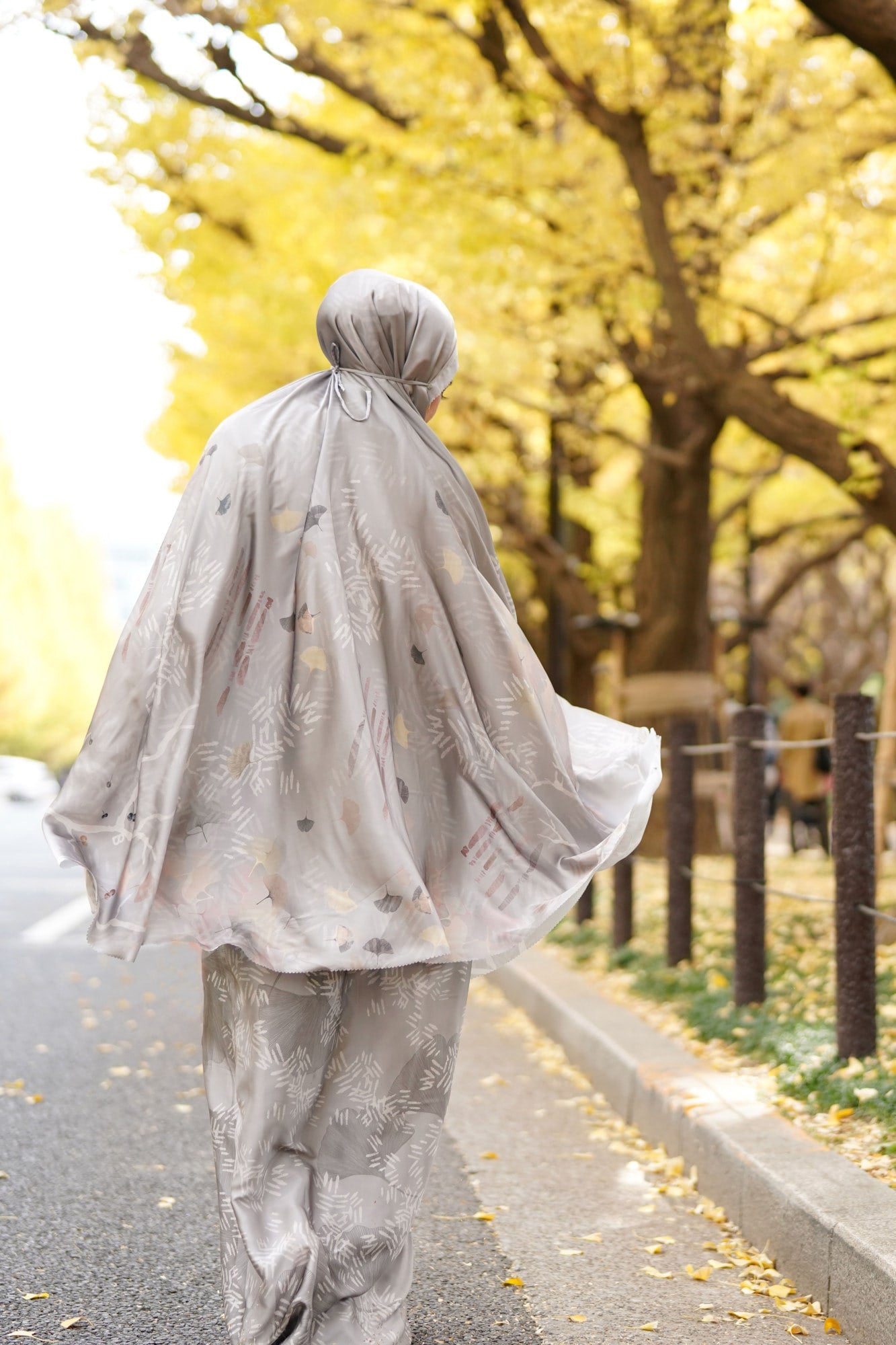 Prayer Robe Ginkgo in Matcha