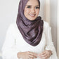 Medina Satin Shawl - Burgundy