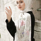 Sofya Satin Shawl - Coriander