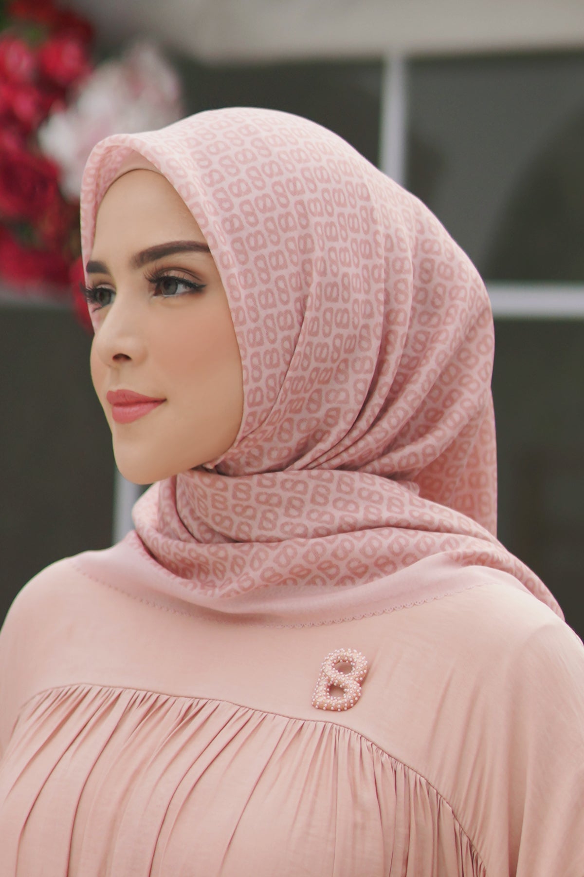 The Tapis Square - Peach