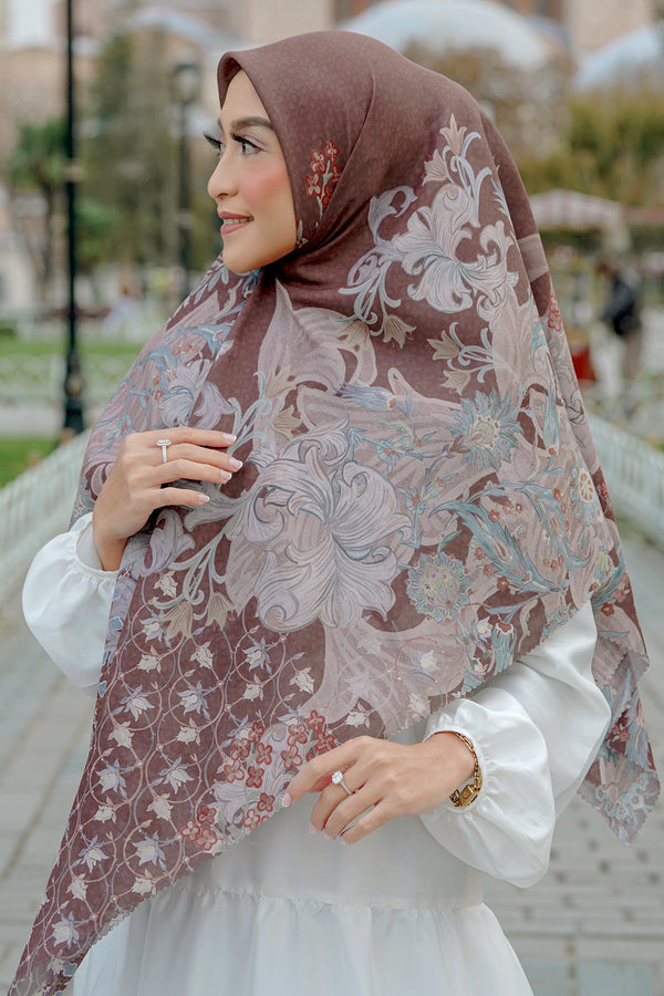 The Topkapi Voal Square XL - Pecan