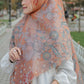 The Topkapi Voal Square XL - Pumpkin