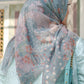 The Topkapi Voal Square - Turquoise