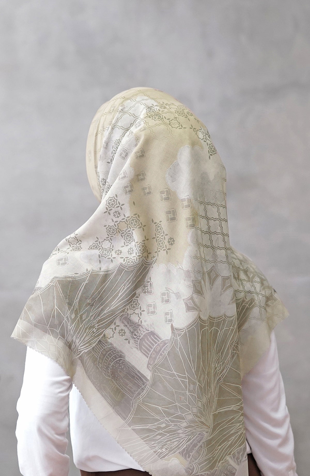 Medina Voal Square XL - Oyster