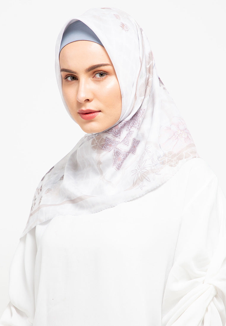 Sofya Voal Square - Cream