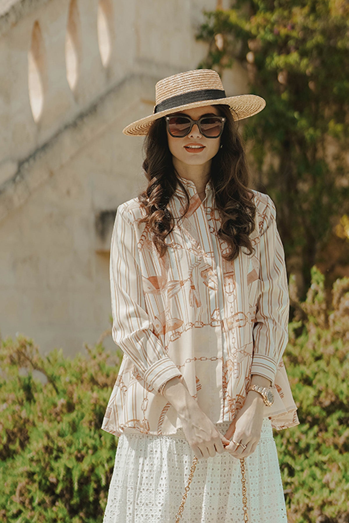 The Chain La Bella Cotton Shirt - Vanilla
