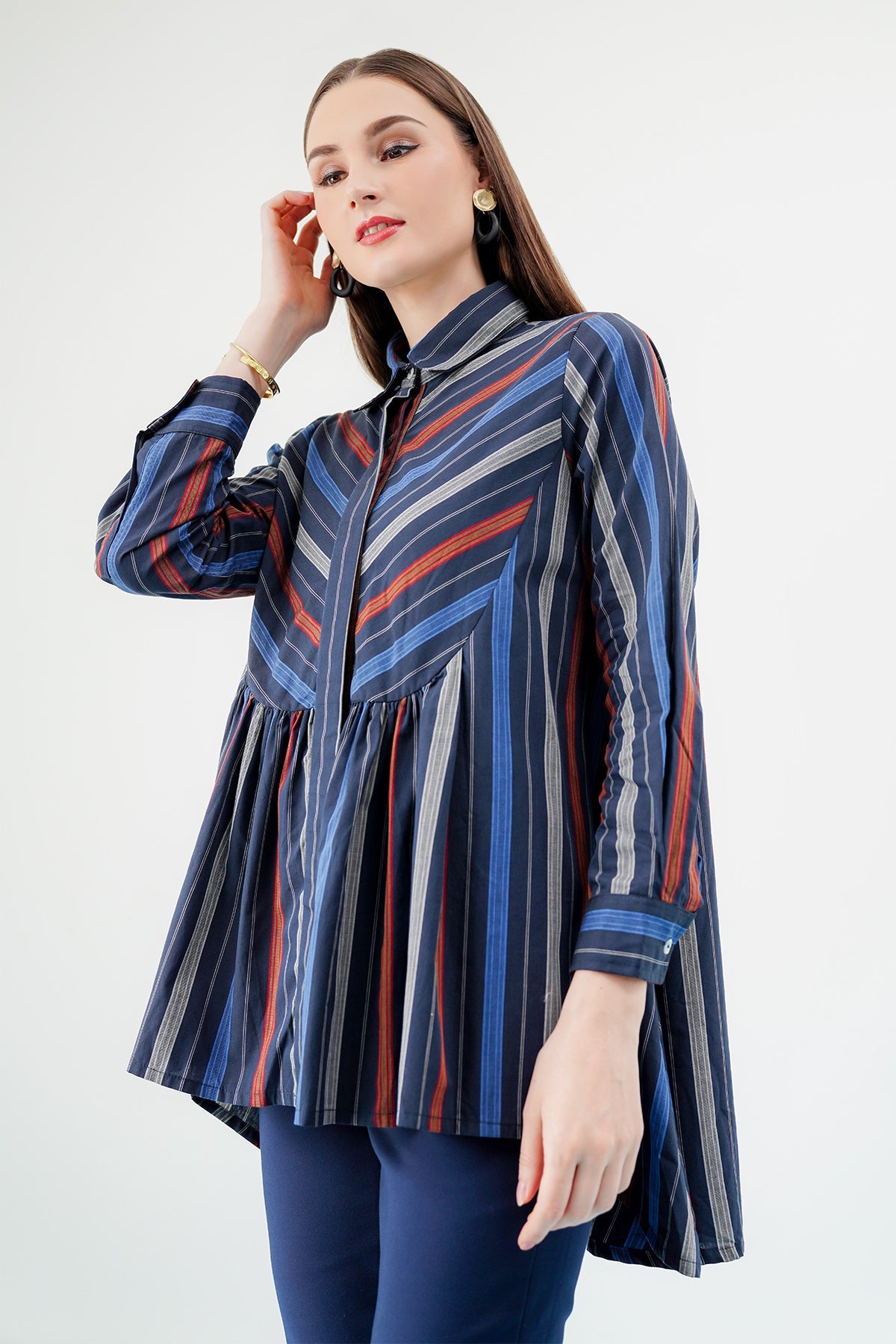 Lina Shirt - Navy