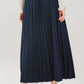 Dear Pleats Skirt - Navy