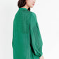 Selena Textured Shirt - Green