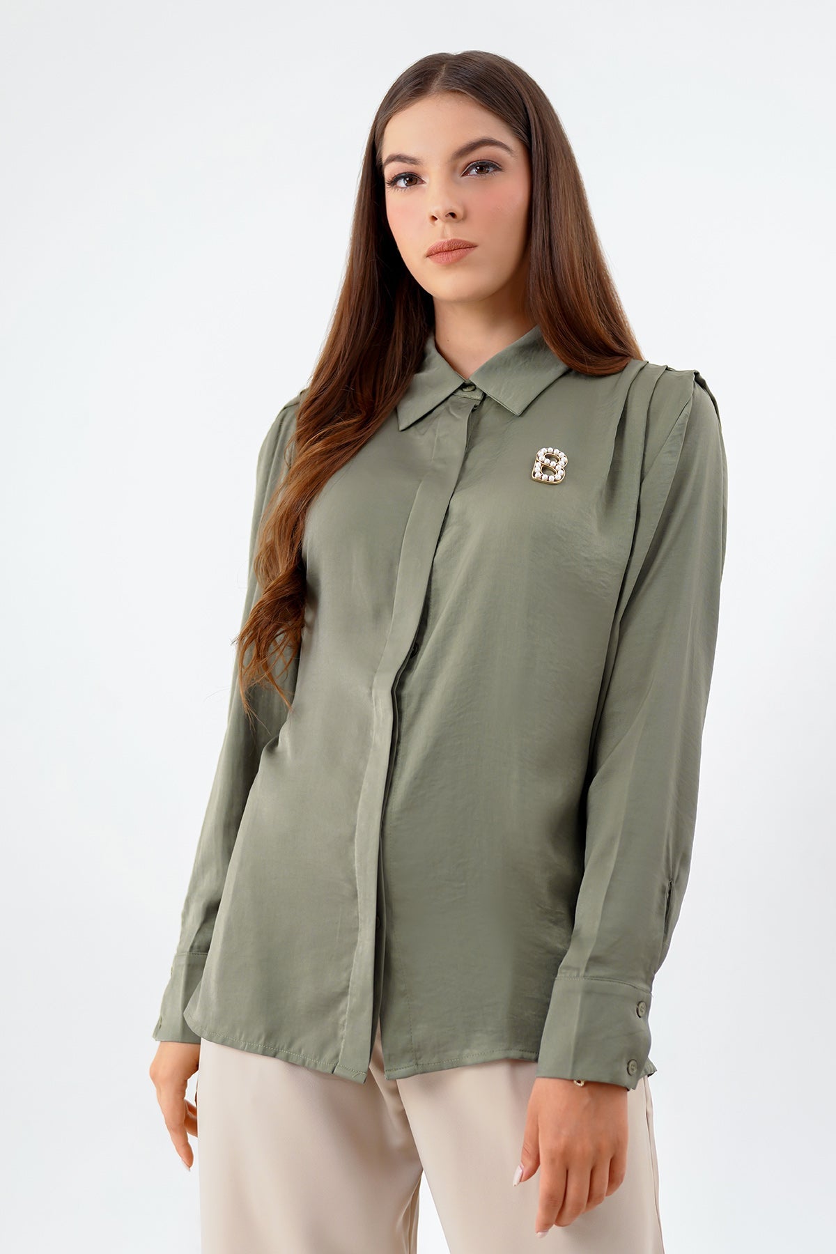 Sofia Shirt - Olive