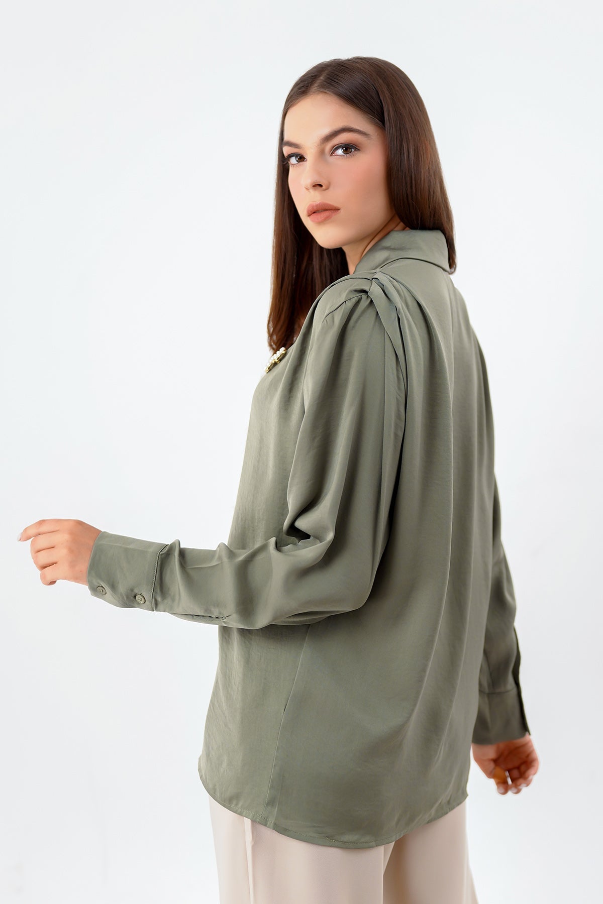 Sofia Shirt - Olive