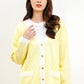 Signature Monogram Cardigan - Sunrise