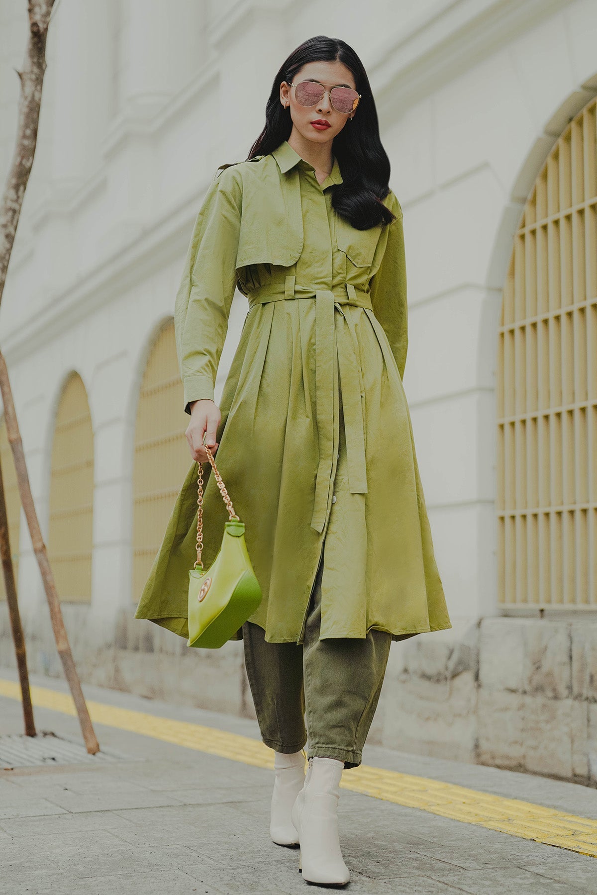 Noel Light Coat - Olive